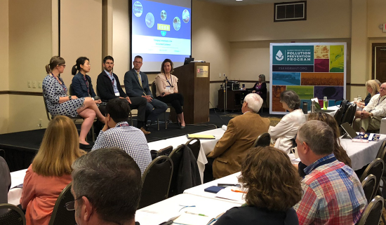 A panel of speakers discuss environmental contaminants at the 2019 Emerging Contaminants in the Environment Conference