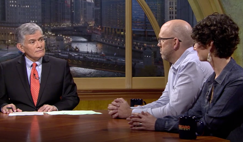 Chicago Tonight host Phil Ponce speaks with Tomas Hook and Elena Grossman