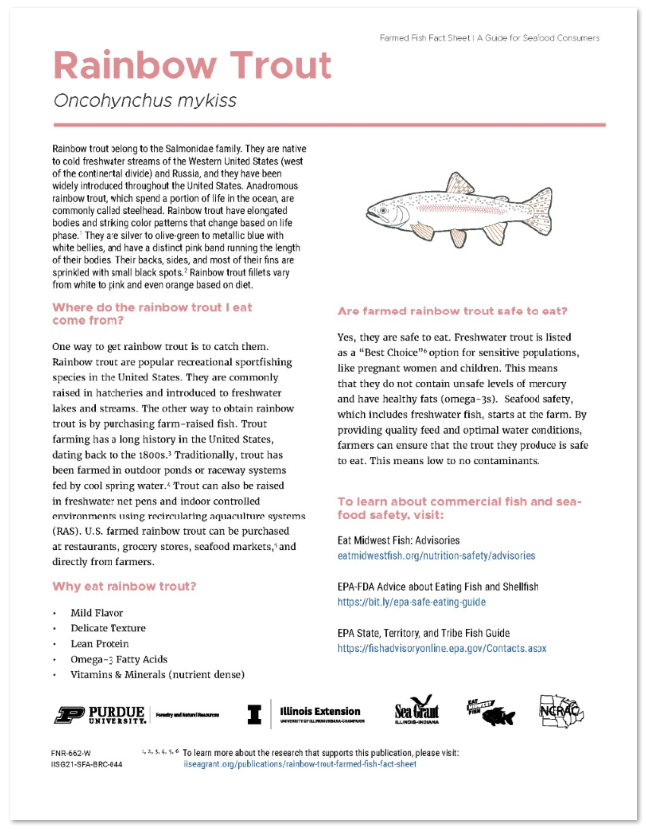 Rainbow Trout Farmed Fish Fact Sheet Thumbnail