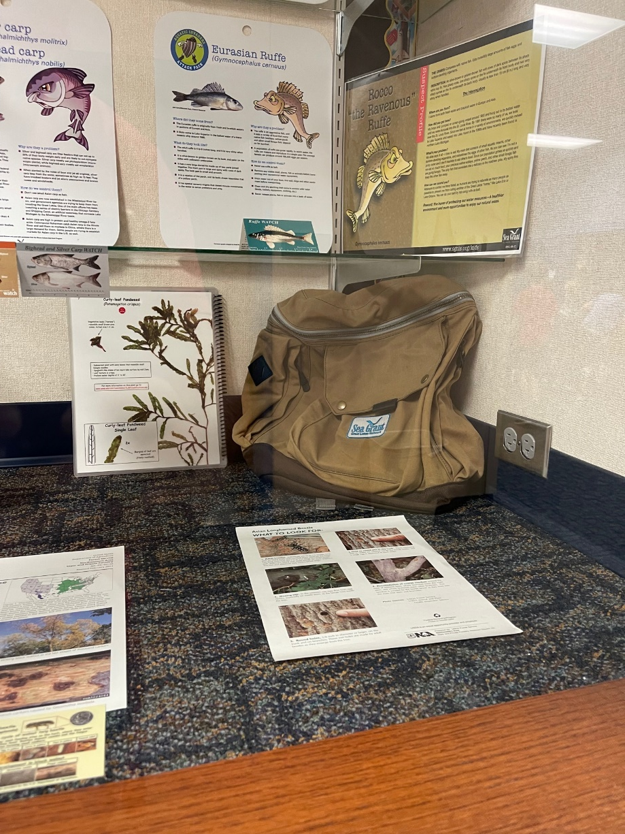"Attack Pack" kit with aquatic invasive species classroom materials
