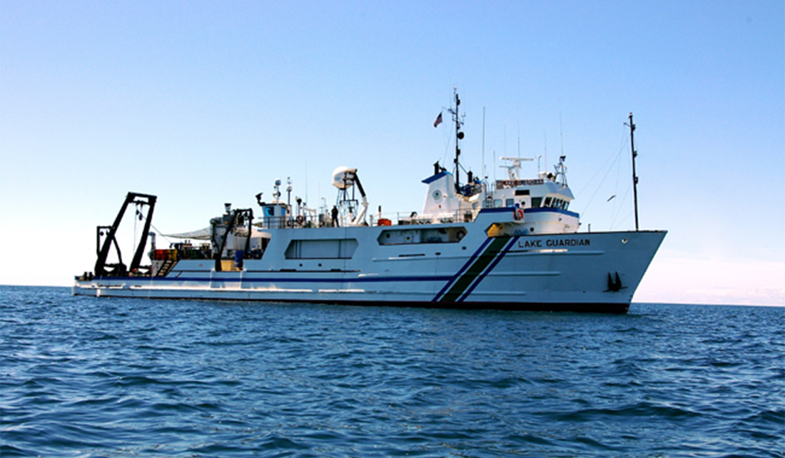 US EPA Vessel Lake Guardian on the water