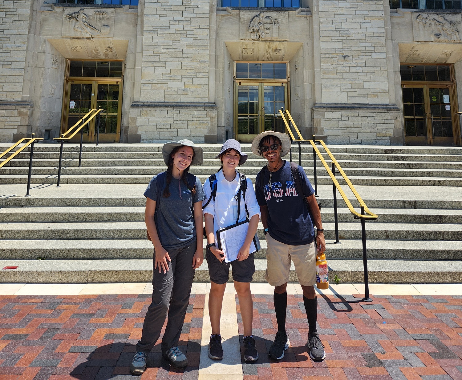 Brian Lovejoy and interns