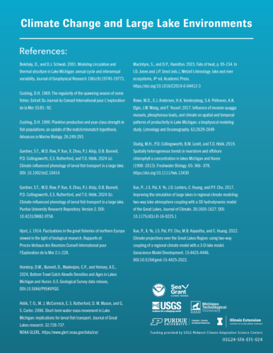 Image showing references of Climate Change and Large Lake Environments.