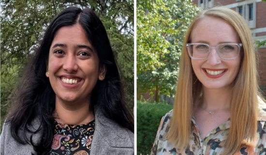 2026 Knauss Finalists, Anupama Chandroth and Laura Gray