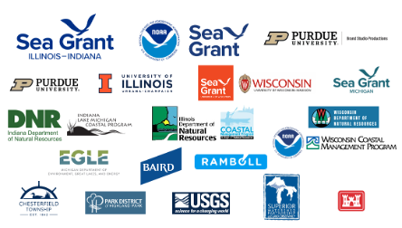 Shows variety of organizational logos who contributed to this video series