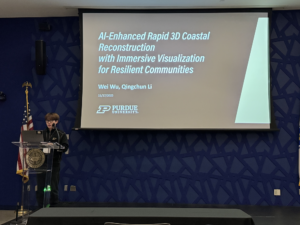 Wei Wu, presenting at ICIR 2025